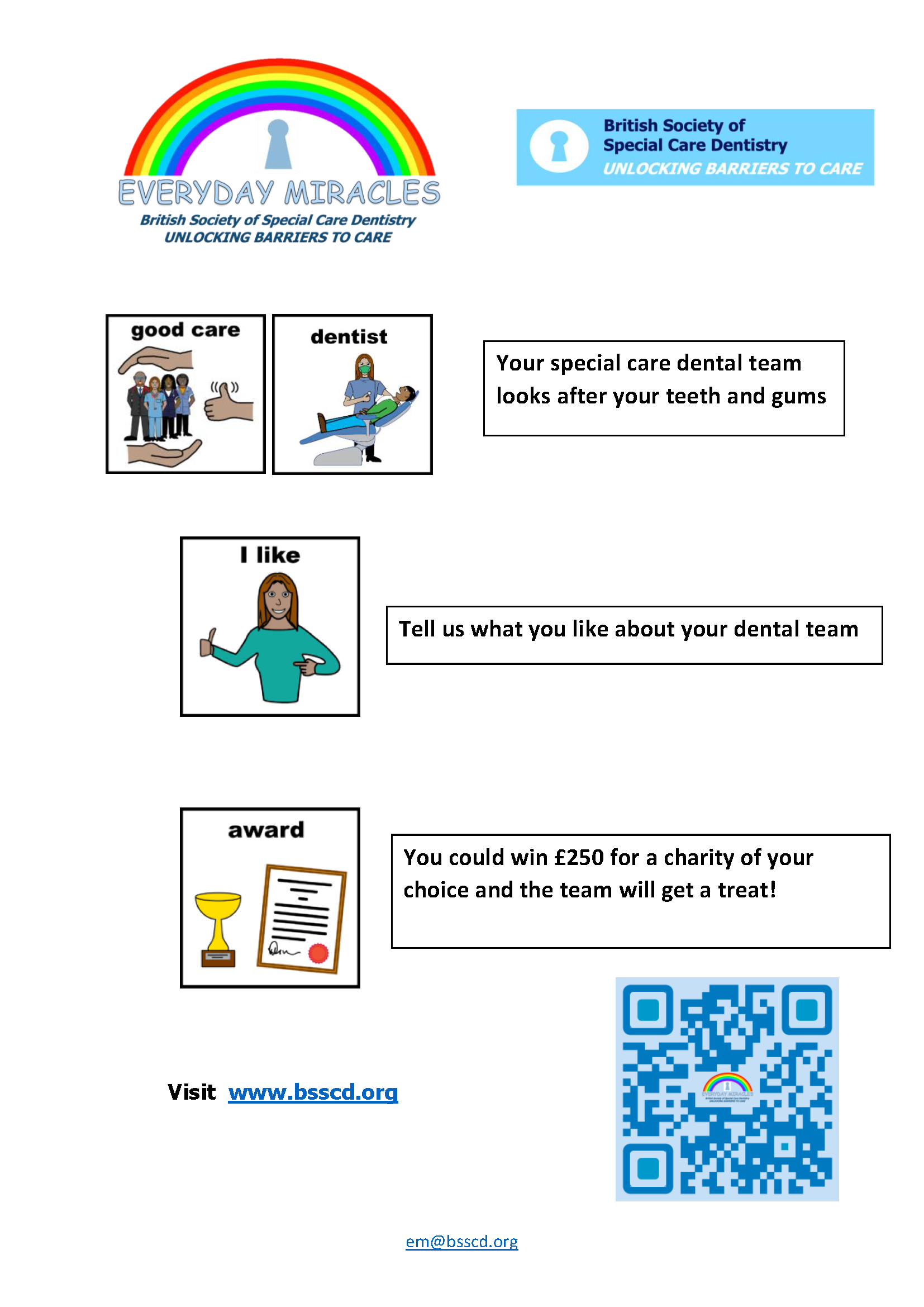 Everyday Miracle accessible poster